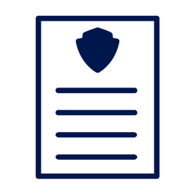 icon of a police record document