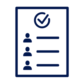 icon of a reference check document