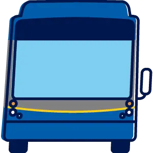 icon of a bus