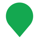 Green map pin