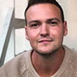 Headshot of busker Joshua Friesen