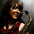 Headshot of busker That Saxophone Girl