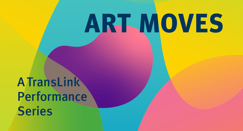 Art Moves artwork of overlaid colourful shapes