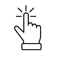 Pointer finger icon