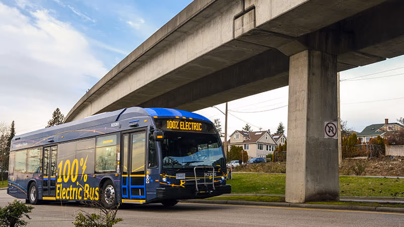 A TransLink Electric Bus