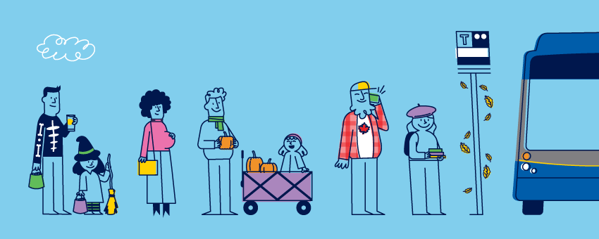 Fall service change illustration