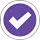 Blue checkmark