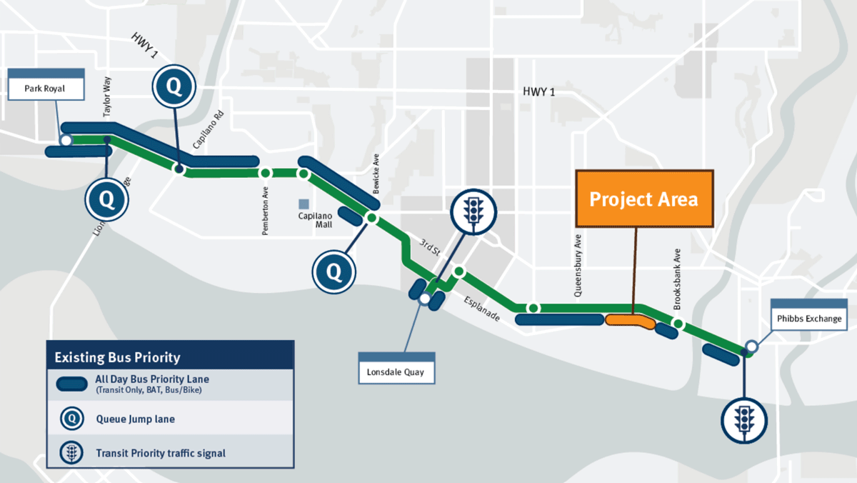 RapidBus Projects TransLink - Ct R2 Lane Construction Map 