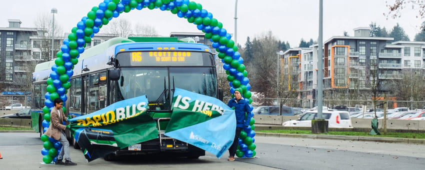 R6 breaks into banner saying "RapidBus is Here"