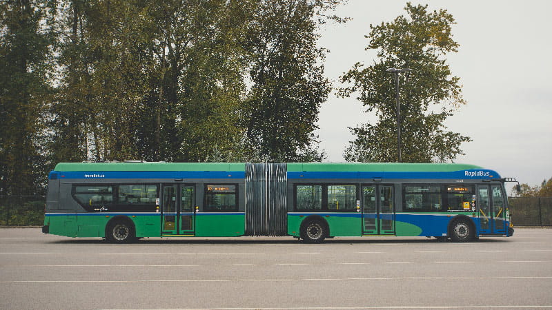 A complete side view of the R4 RapidBus