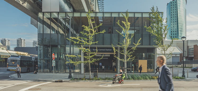 Surrey Central SkyTrain Station entrance