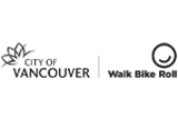 City of Vancouver and the Walk Bike Roll logos