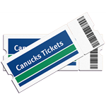 Pair of Canucks tickets illustration