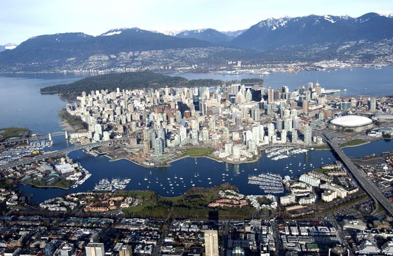 View of downtown Vancouver