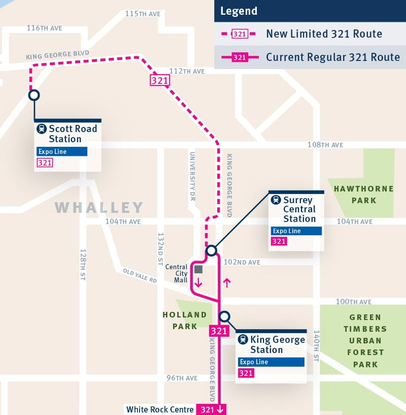 base map image of route 321