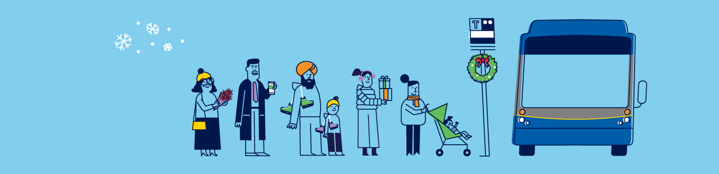 Winter service change illustration