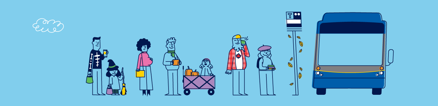 Fall service change illustration