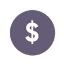 A dollar sign icon