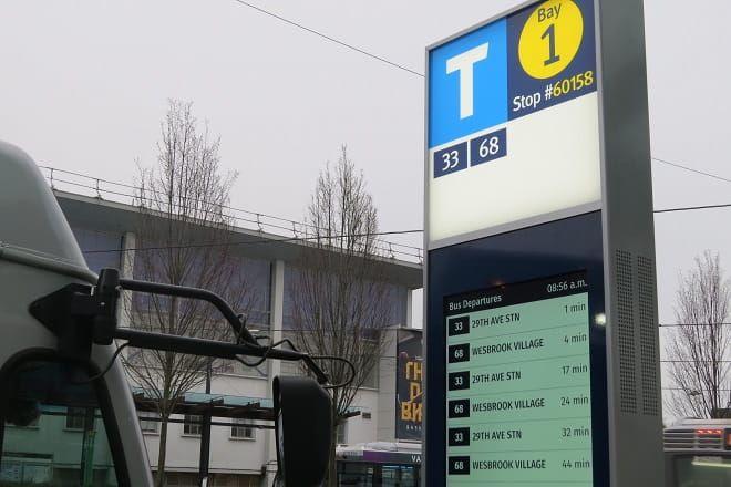 UBC Exchange communications screen at Bay 1