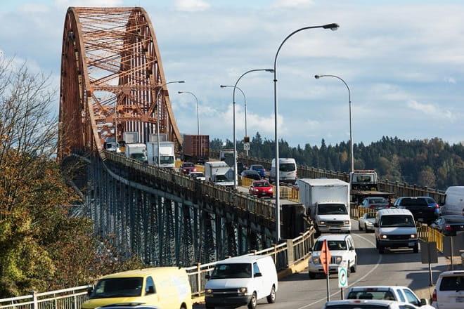 Pattullo bridge traffic