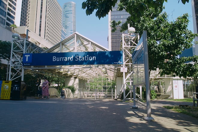Burrard Station entrance