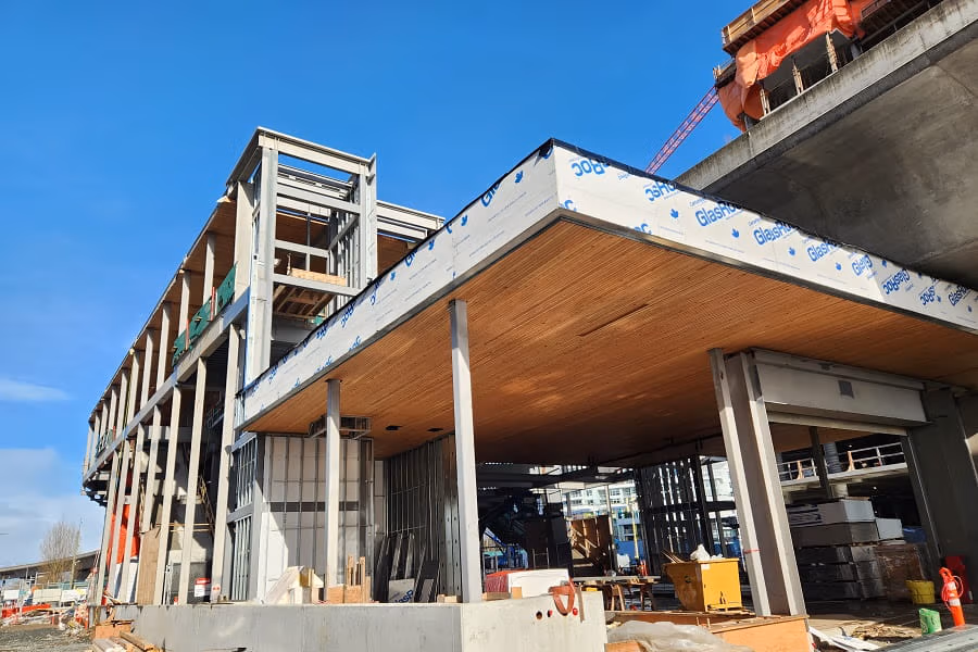 Capstan Station construction in March 2023