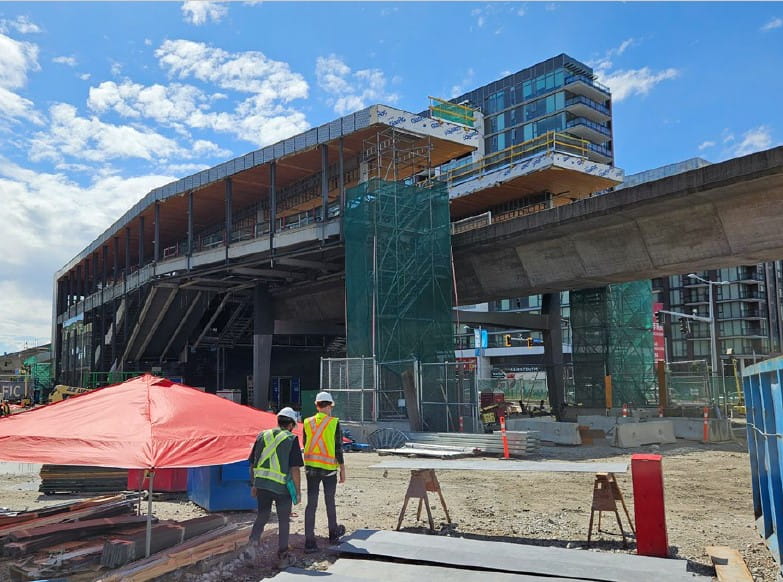 Capstan Station construction site