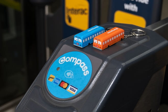 Compass Mini Trolley on a Compass Reader