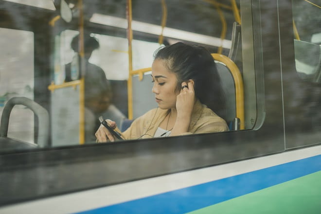 Using phone on RapidBus