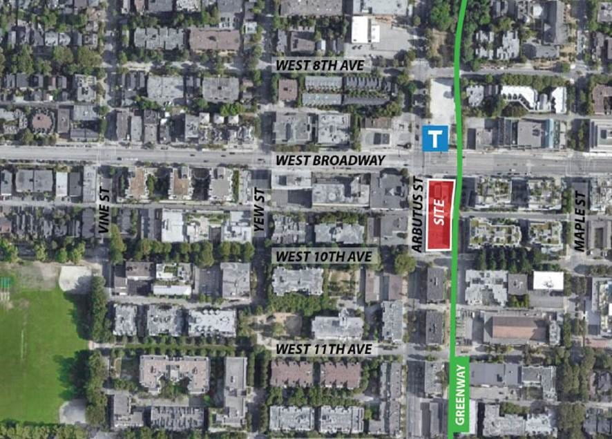 TransLink development site map