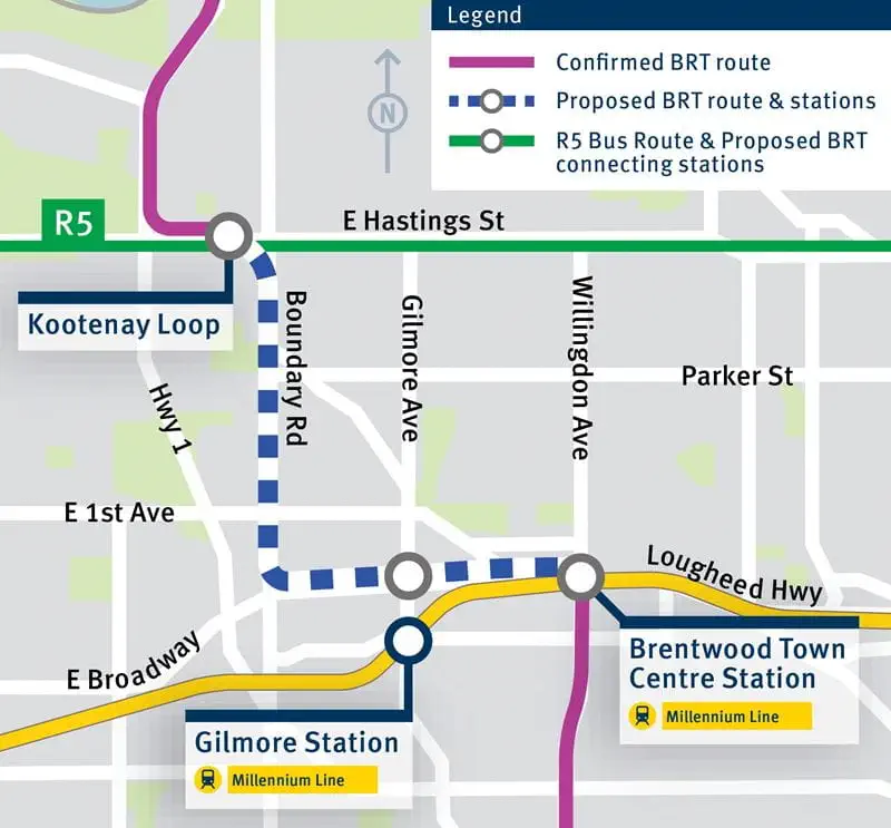 MNS BRT route option 2