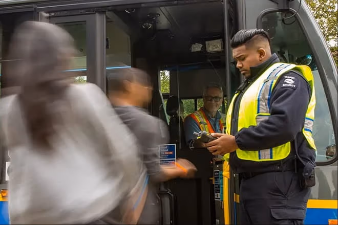 Bus fare enforcement