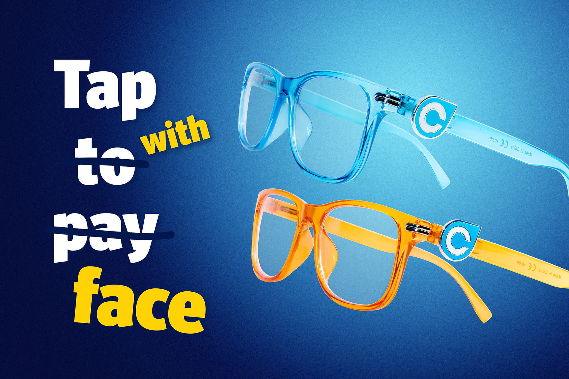 Tap with Face advertisement