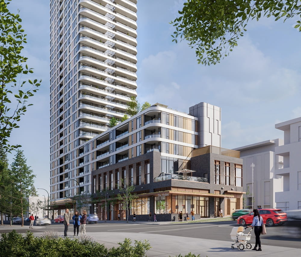 TransLink rendering of development at Arbutus and Broadway