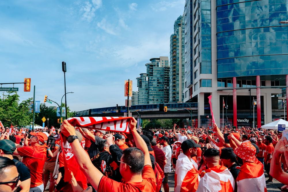 Canada Switzerland crowd